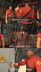 No Step Two Meme Template