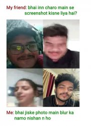 Videocall Meme Template
