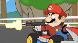 Gangster Mario Meme Template