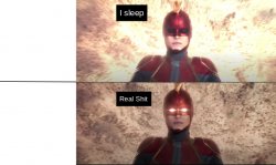 Captain Marvel Awakens Meme Template