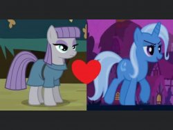 Maud Pie and TRIXIE Meme Template