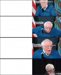 Bernie Four Slots Meme Template