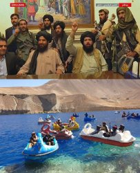 Taliban before and after Meme Template