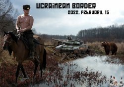 Putin & Ucraina border Meme Template