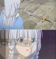 anime sword Meme Template