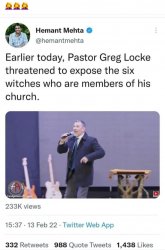 Pastor exposes his own flock Meme Template