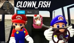 Clown_fishs smg4  announcement  template Meme Template