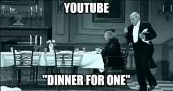 dinner for one Meme Template