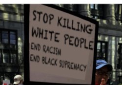 stop killing white people Meme Template