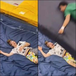 Guy Getting Crushed By A Mat Meme Template