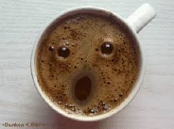 funny faced coffee Meme Template