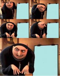 Gru's plan extended Meme Template