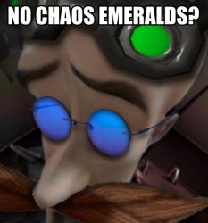 No chaos emeralds Meme Template
