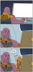 Thanos Oops Meme Template