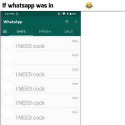 If Whatsapp Was In Meme Template