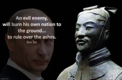 Sun Tzu Putin Meme Template
