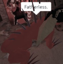 SCP-939 says Fatherless Meme Template
