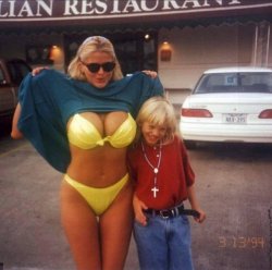 Anna Nicole-Smith and son Meme Template