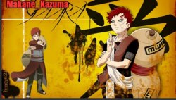 Makane_Kazuma's Gaara announcement template Meme Template