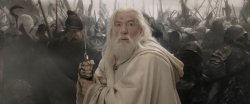 Gandalf With A Sword Meme Template
