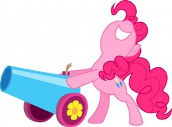 Mlp Pinkie pie party cannon Meme Template