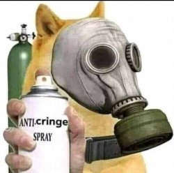 Anti cringe spray Meme Template