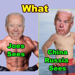 What Joe sees in his Mirror Meme Template