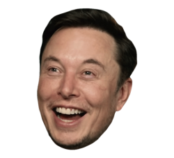 Elon head Meme Template