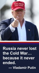 MAKE UKRAINE GREAT AGAIN RUSSIA NEVER LOST THE COLD WAR Meme Template