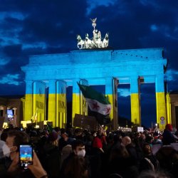 Ukraine Brandenburg Gate Meme Template