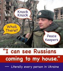 I can see Russians coming to my house Meme Template