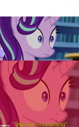 Starlight Glimmer Intense Screaming Meme Template