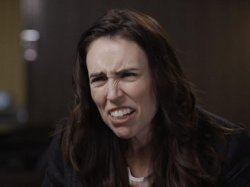 Jacinda scrunch face Meme Template