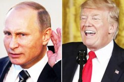 Trump shouts "We Love You" at Putin Meme Template