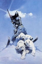 Frazetta Polar Bear Meme Template