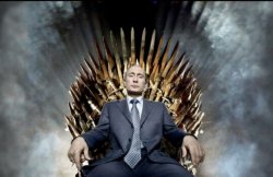Putin the Mad King Meme Template