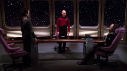 Captain Picard and Captain Nu'Daq Meme Template