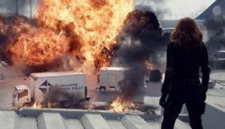 Black Widow Already on Fire Meme Template