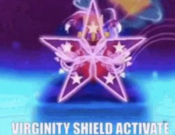 VIRGINITY SHIELD ACTIVATE Meme Template