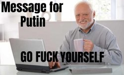 Putin message Meme Template