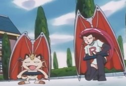 Jessie and Meowth Meme Template