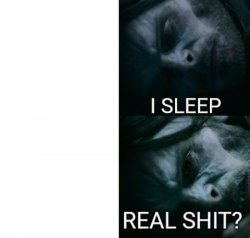 I Sleep, Real Shit? Morbius Meme Template