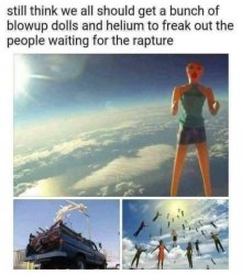 Rapture Prank Meme Template
