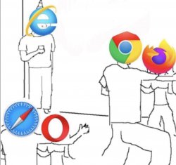 Browser Party Meme Template