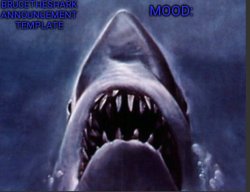 BruceTheShark announcement temp Meme Template