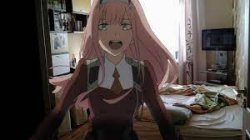 happy zero two Meme Template