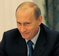 Putin smiling Meme Template