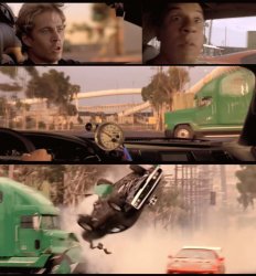 fast and furious train 2 - the truck Meme Template