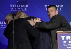 Bunker Trump Wet Pants Meme Template