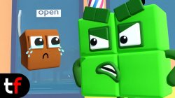 Four numberblocks angry Meme Template
